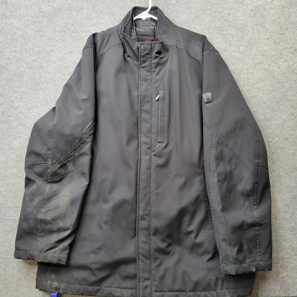 Tumi T-Tech Mens Black Full Zip Quilted Lining Jacket XL